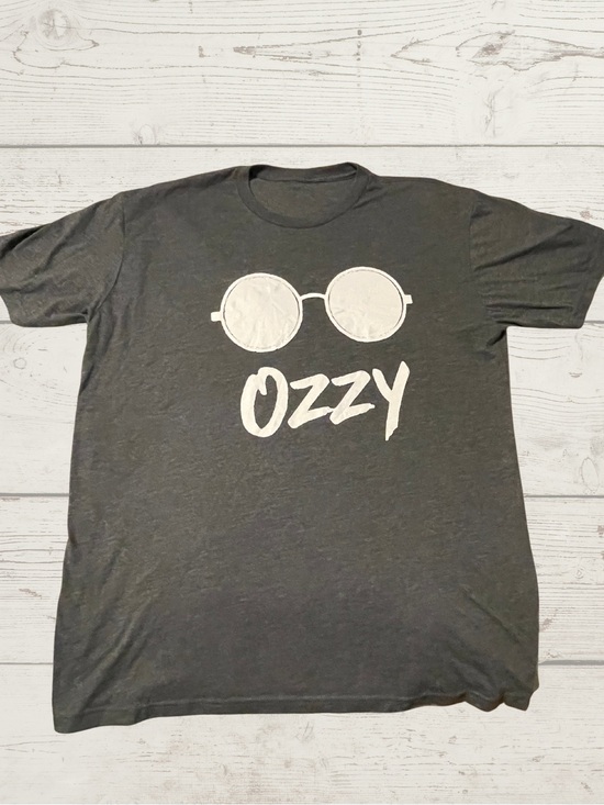 Unbranded Other - Men's Ozzy Osbourne Glasses Graphic T-Shirt Charcoal Grey XL